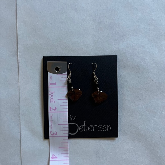 Dragonfly print earrings, Catherine Joan Petersen, new w/o tags, Christmas gift - Picture 4 of 6